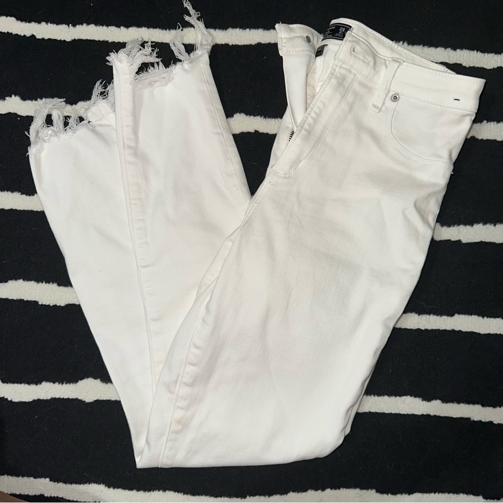 Abercrombie & Fitch High Rise Super Skinny Ankle Jeans Curve Love Size 28/6R